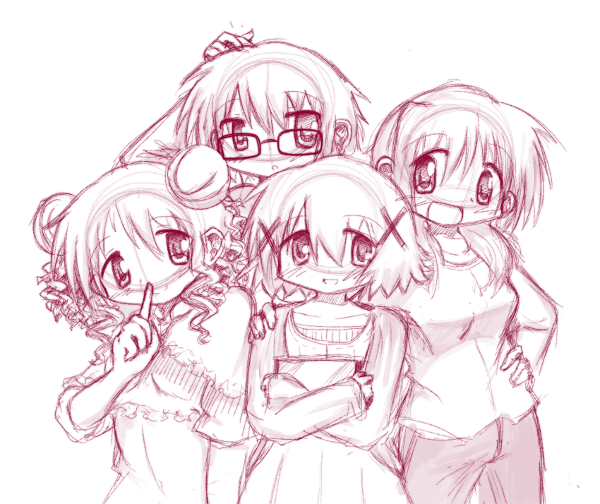 Yuno and Friends - Hidamari Sketch [June 7, 2012]
