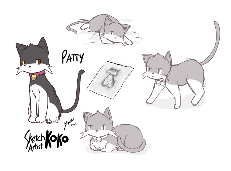 Sketch Artist Koko Character Concept Patty - [September 26, 2016]